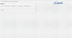 Desktop Screenshot of ecomply.co.za